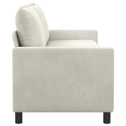 Divano Crema 196 x 81 x 87,5 cm Velluto | homemem39