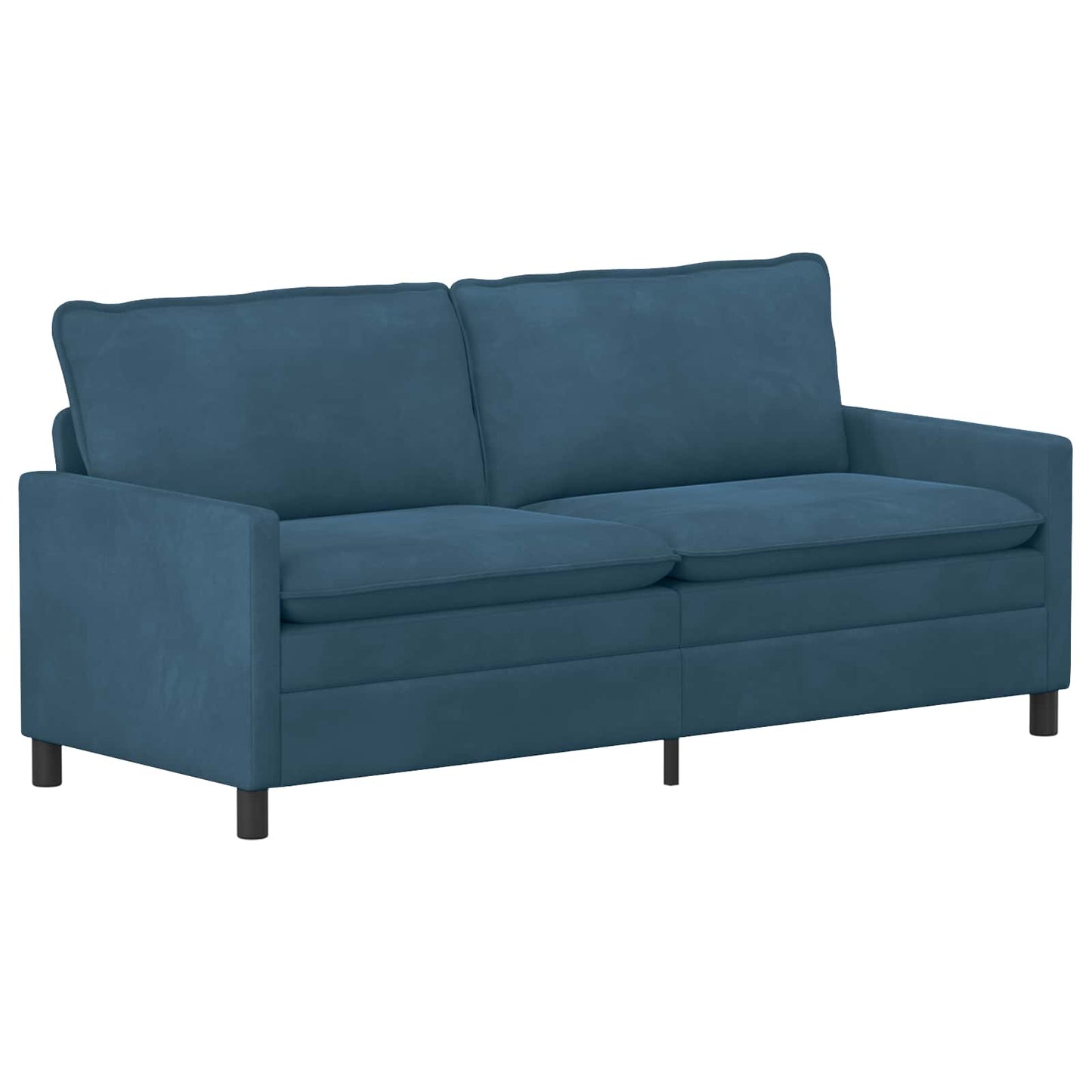 Divano Blu 196 x 81 x 87,5 cm Velluto | homemem39