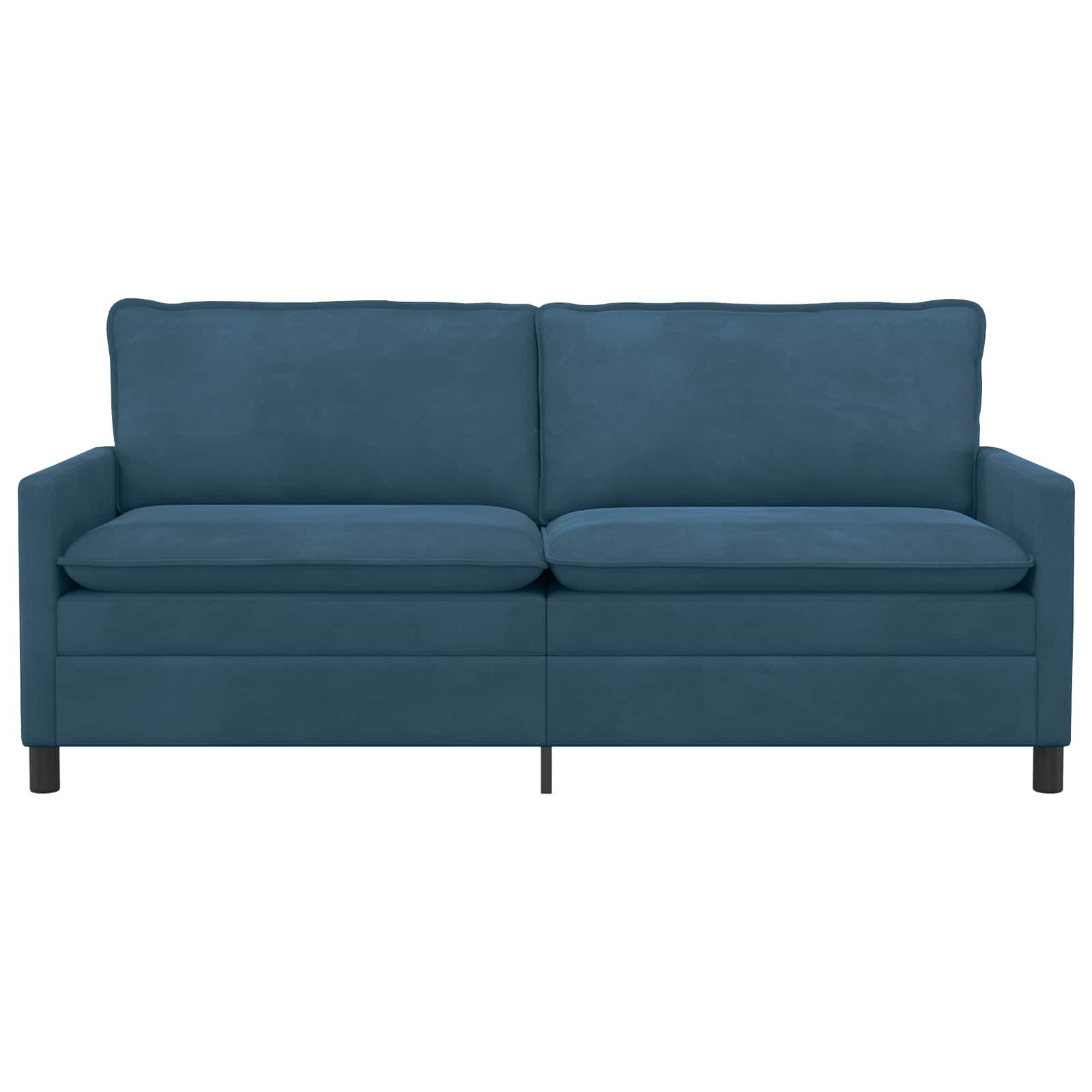 Divano Blu 196 x 81 x 87,5 cm Velluto | homemem39