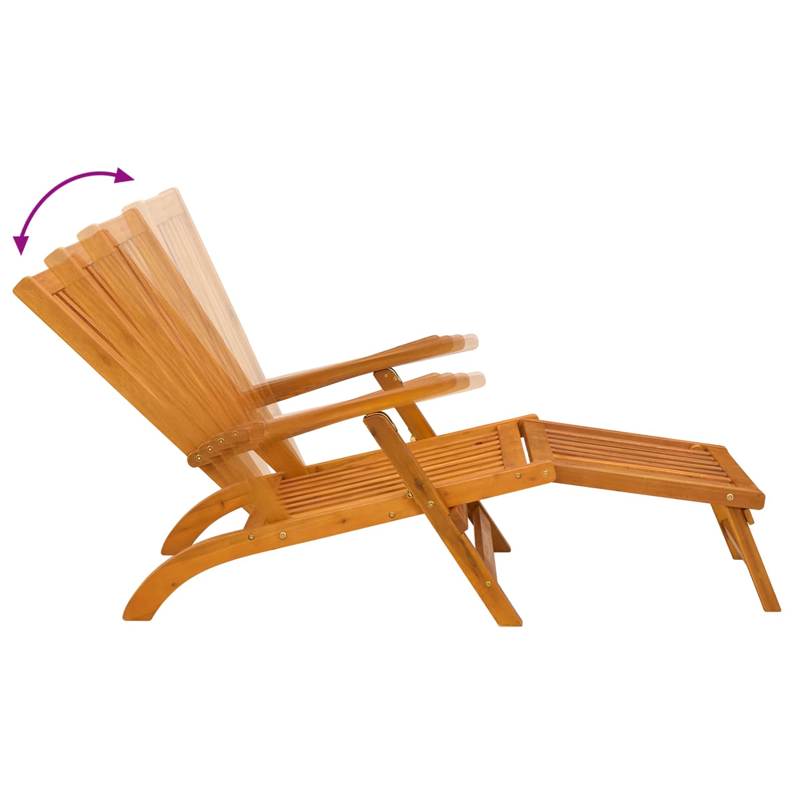 Lettino prendisole reclinabile e pieghevole 2 pcs | homemem39