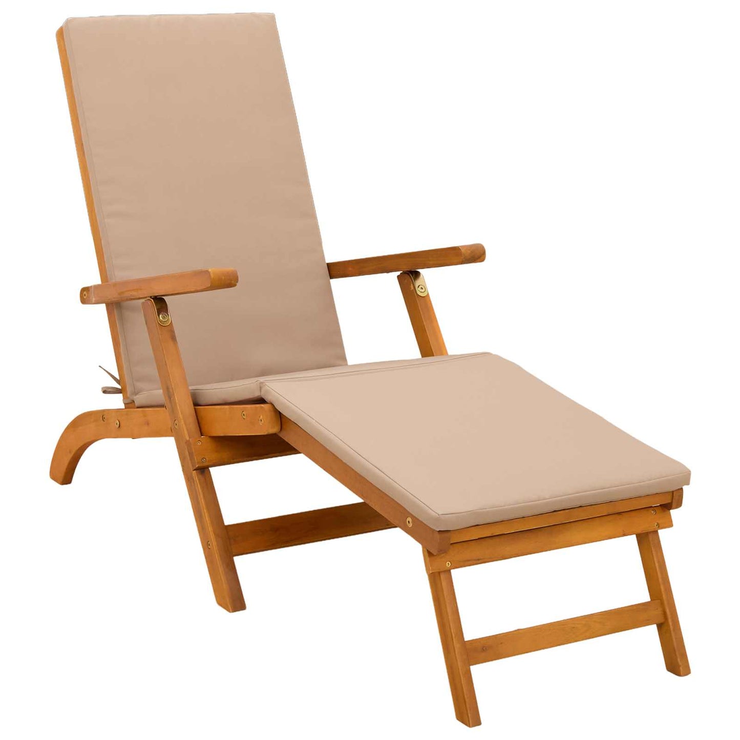 Lettino prendisole reclinabile e pieghevole 2 pcs