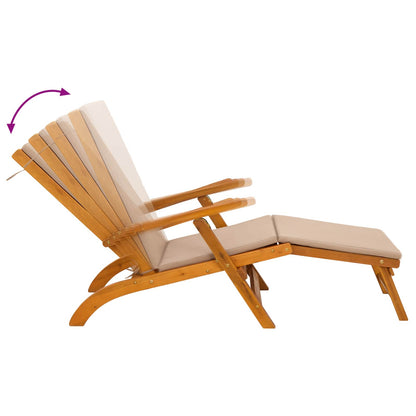Lettino prendisole reclinabile e pieghevole 2 pcs