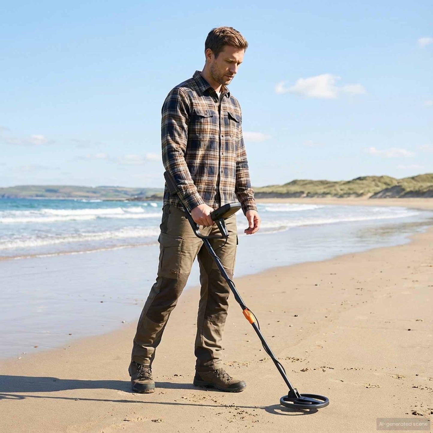 Metal Detector con Display LCD 3 Modelli 19 cm Bobina Nero