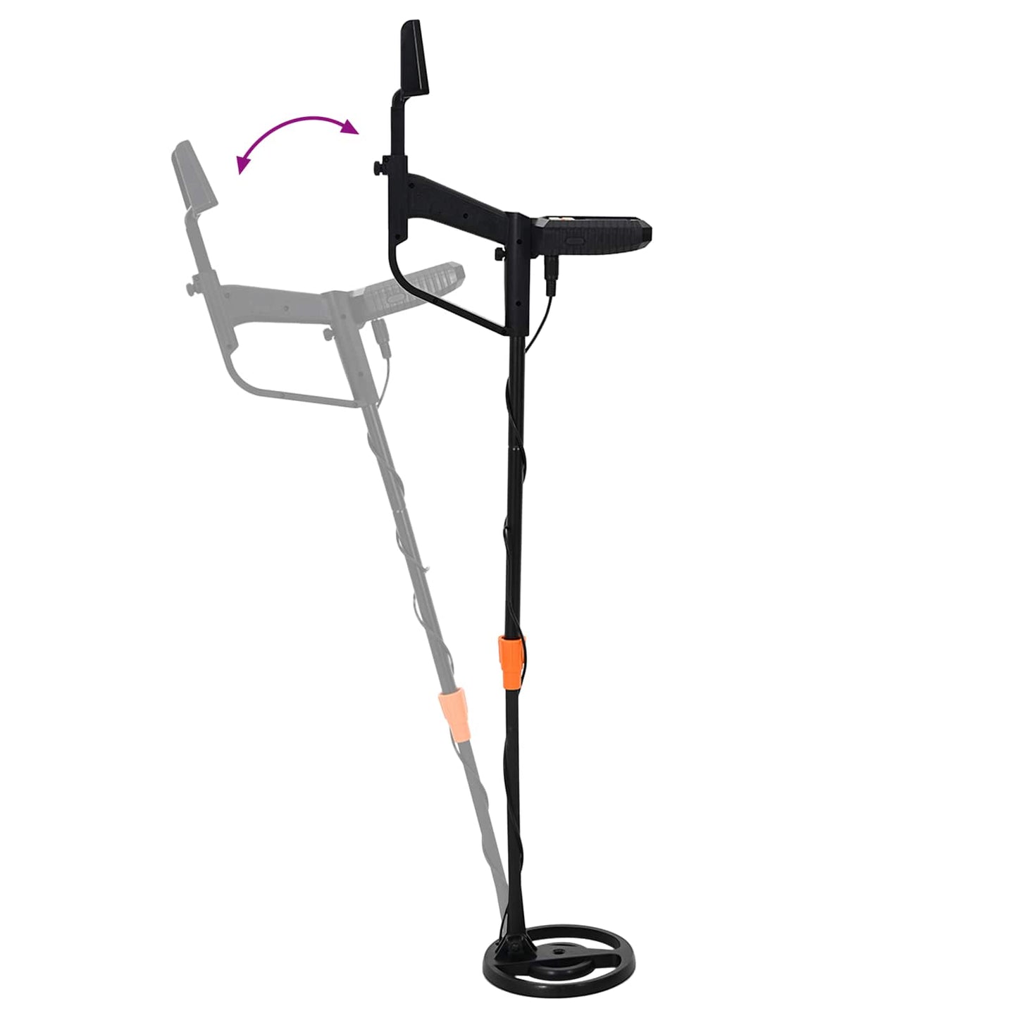 Metal Detector con Display LCD 3 Modelli 19 cm Bobina Nero