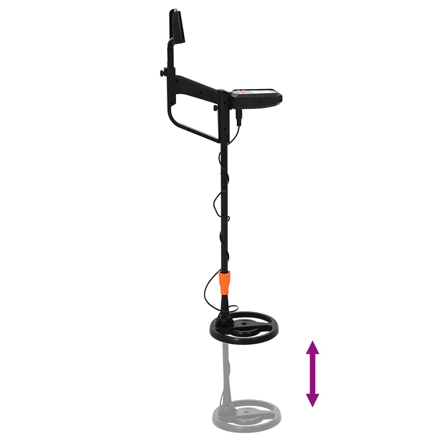 Metal Detector con Display LCD 3 Modelli 19 cm Bobina Nero