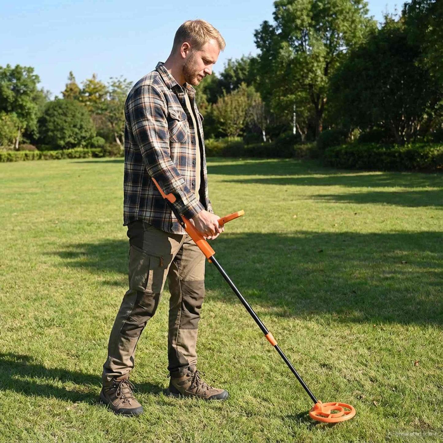 Metal Detector con Display LCD 2 Modelli 19 cm Bobina Giallo