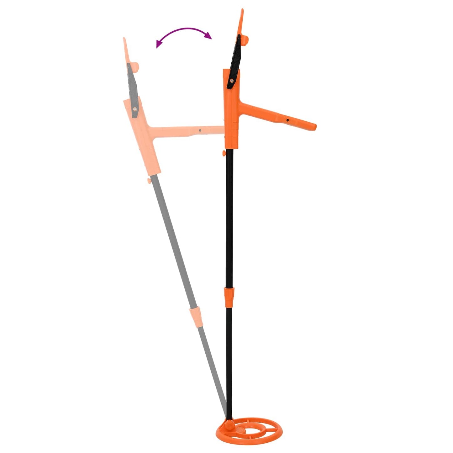 Metal Detector con Display LCD 2 Modelli 19 cm Bobina Giallo