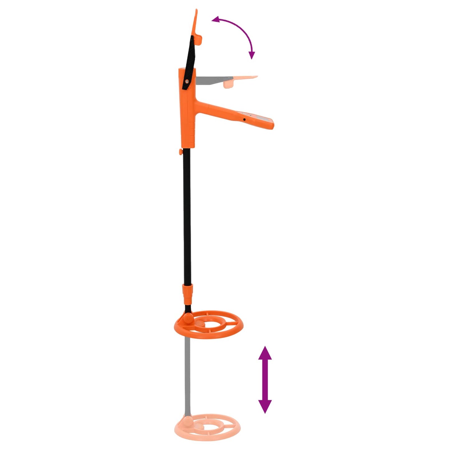 Metal Detector con Display LCD 2 Modelli 19 cm Bobina Giallo