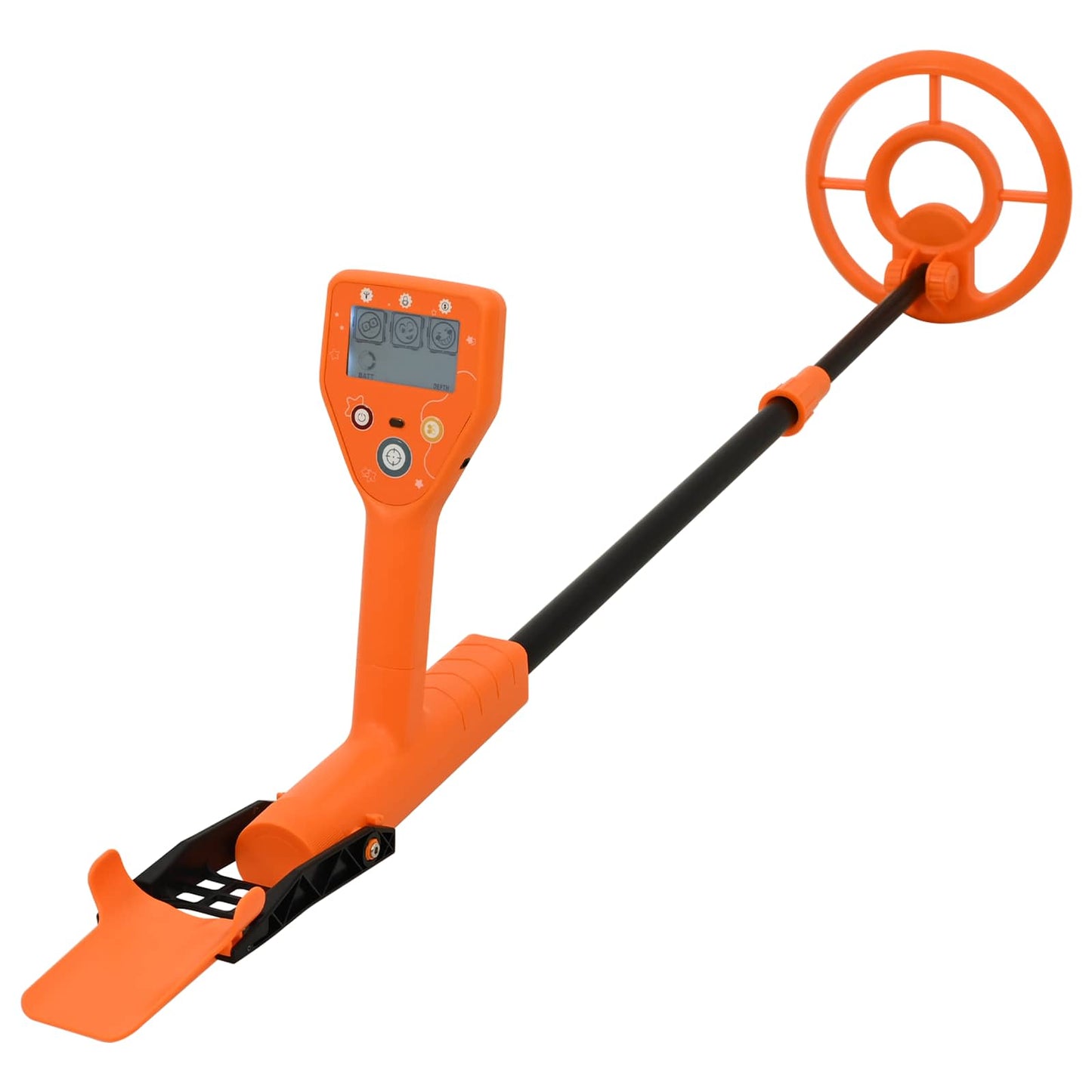 Metal Detector con Display LCD 2 Modelli 19 cm Bobina Giallo