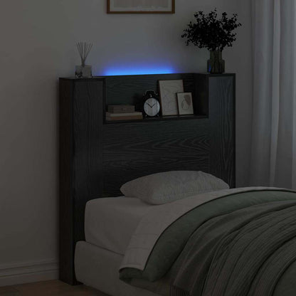 Testiera Rovere Nero 100 x 15 x 103,5 cm Legno multistrato