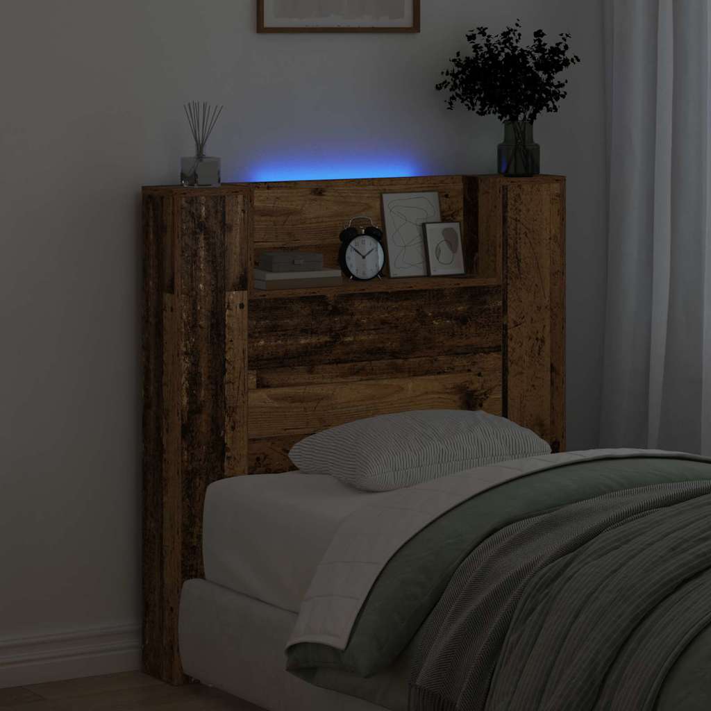 Testiera Legno vecchio 100 x 15 x 103,5 cm Legno multistrato