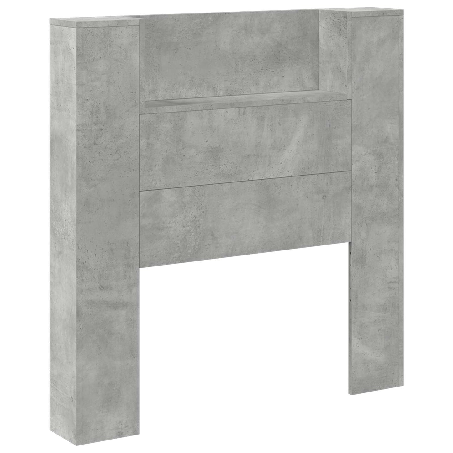 Testiera Grigio cemento 100 x 16,5 x 103,5 cm Legno multistrato