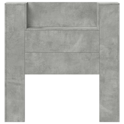 Testiera Grigio cemento 100 x 16,5 x 103,5 cm Legno multistrato