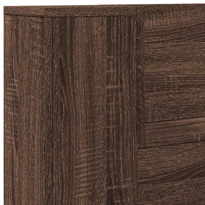 Testiera Rovere Marrone 120 x 16,5 x 103,5 cm Legno multistrato