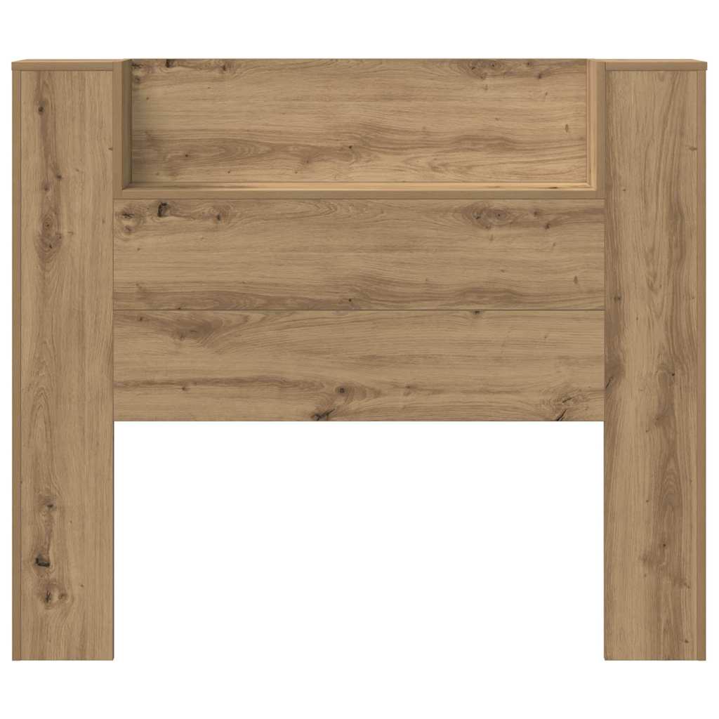 Testiera di stoccaggio con LED Rovere Artigianale