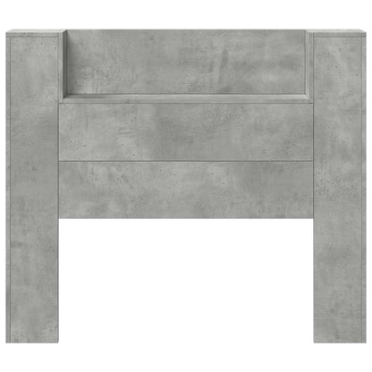 Testiera Grigio cemento 120 x 16,5 x 103,5 cm Legno multistrato