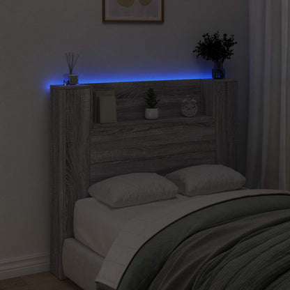 Testiera Grigio Sonoma 120 x 16,5 x 103,5 cm Legno multistrato