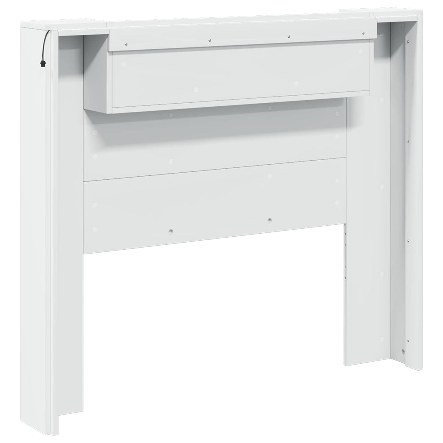 Testiera Bianco 120 x 16,5 x 103,5 cm Legno multistrato