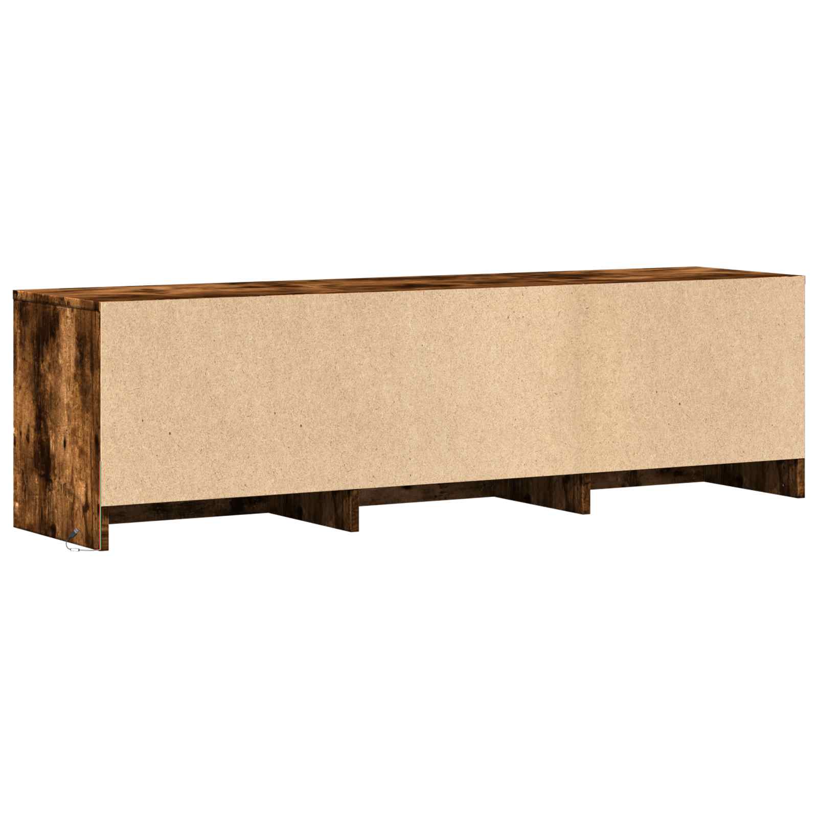 Mobile TV con LED con LED Quercia Affumicata 140 x 34 x 40 cm | homemem39