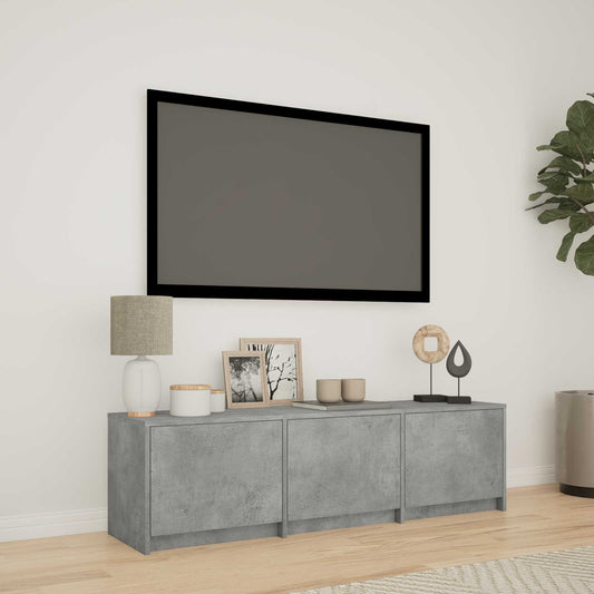 Mobile TV con LED con LED Grigio Cemento 140 x 34 x 40 cm | homemem39