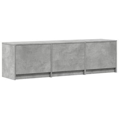 Mobile TV con LED con LED Grigio Cemento 140 x 34 x 40 cm | homemem39