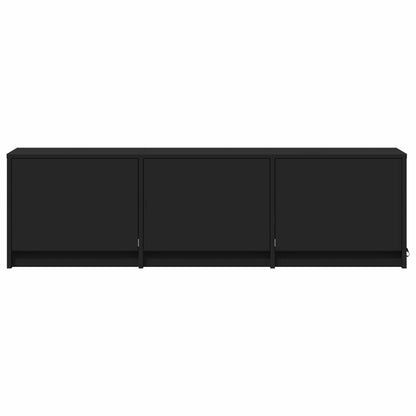 Mobile TV con LED Nero 140 x 34 x 40 cm Legno ingegnerizzato | homemem39