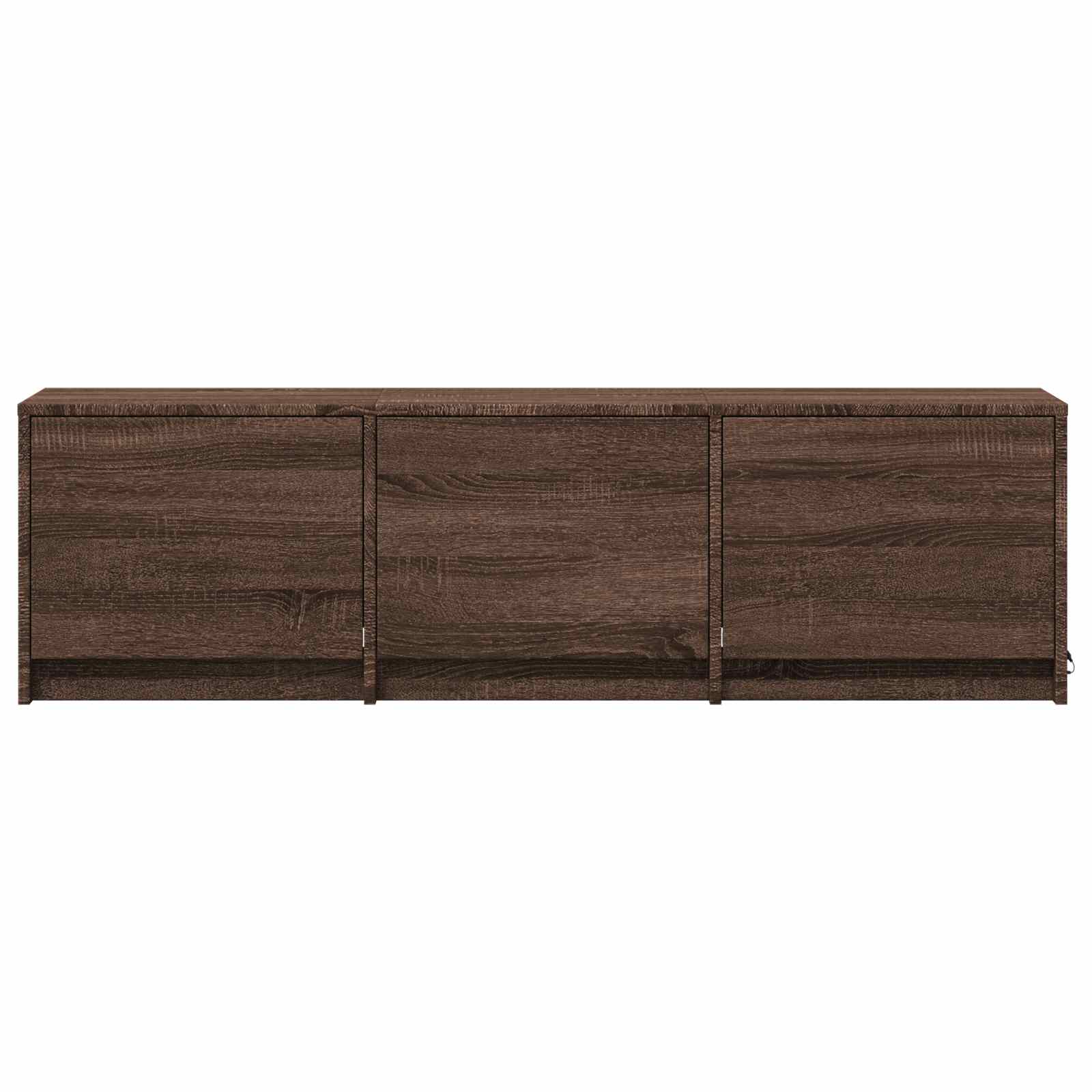 Mobile TV con LED con LED Quercia marrone 140 x 34 x 40 cm | homemem39
