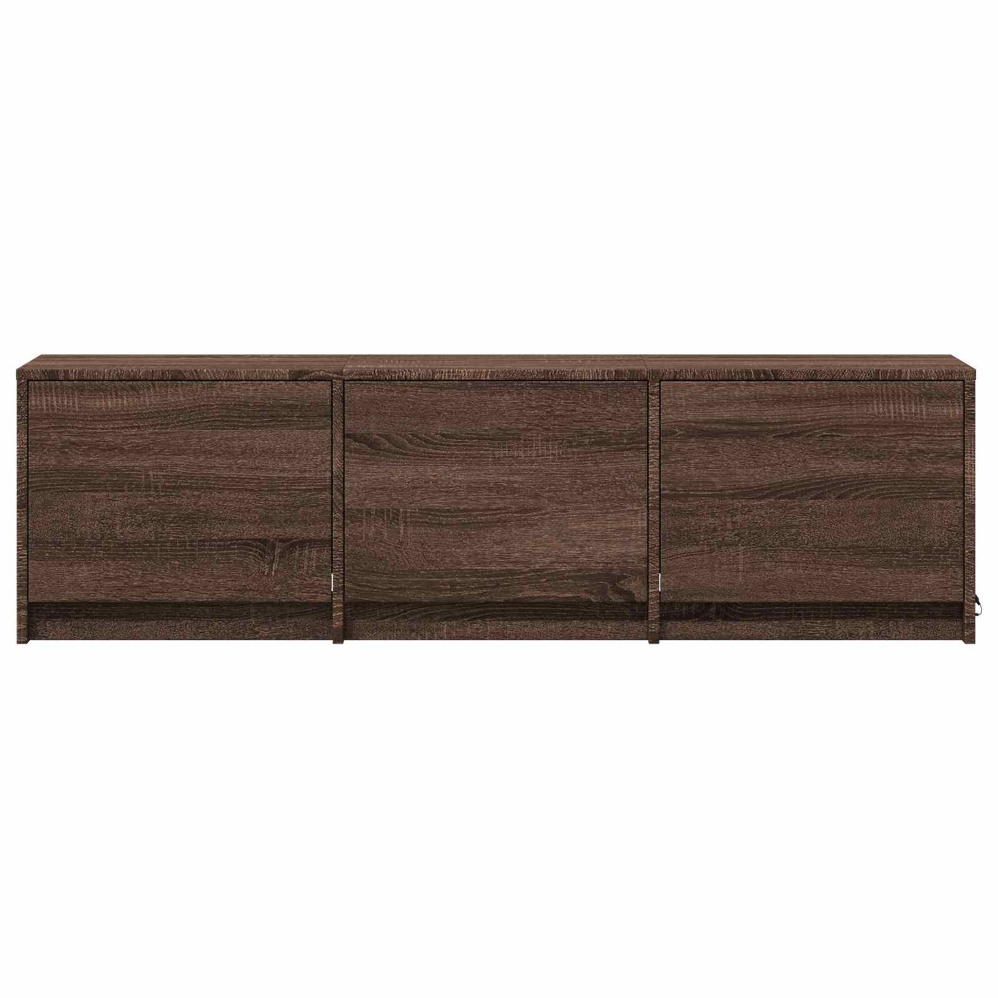 Mobile TV con LED con LED Quercia marrone 140 x 34 x 40 cm