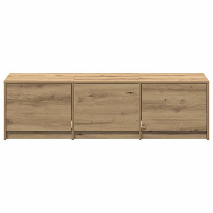 Mobile TV con LED Rovere Artigianale 140 x 34 x 40 cm