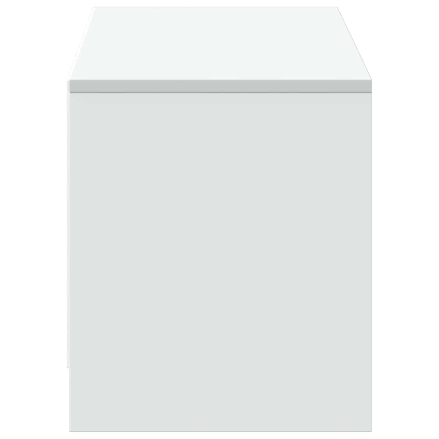 Mobile TV con LED Bianco 140 x 34 x 40 cm Legno ingegnerizzato | homemem39