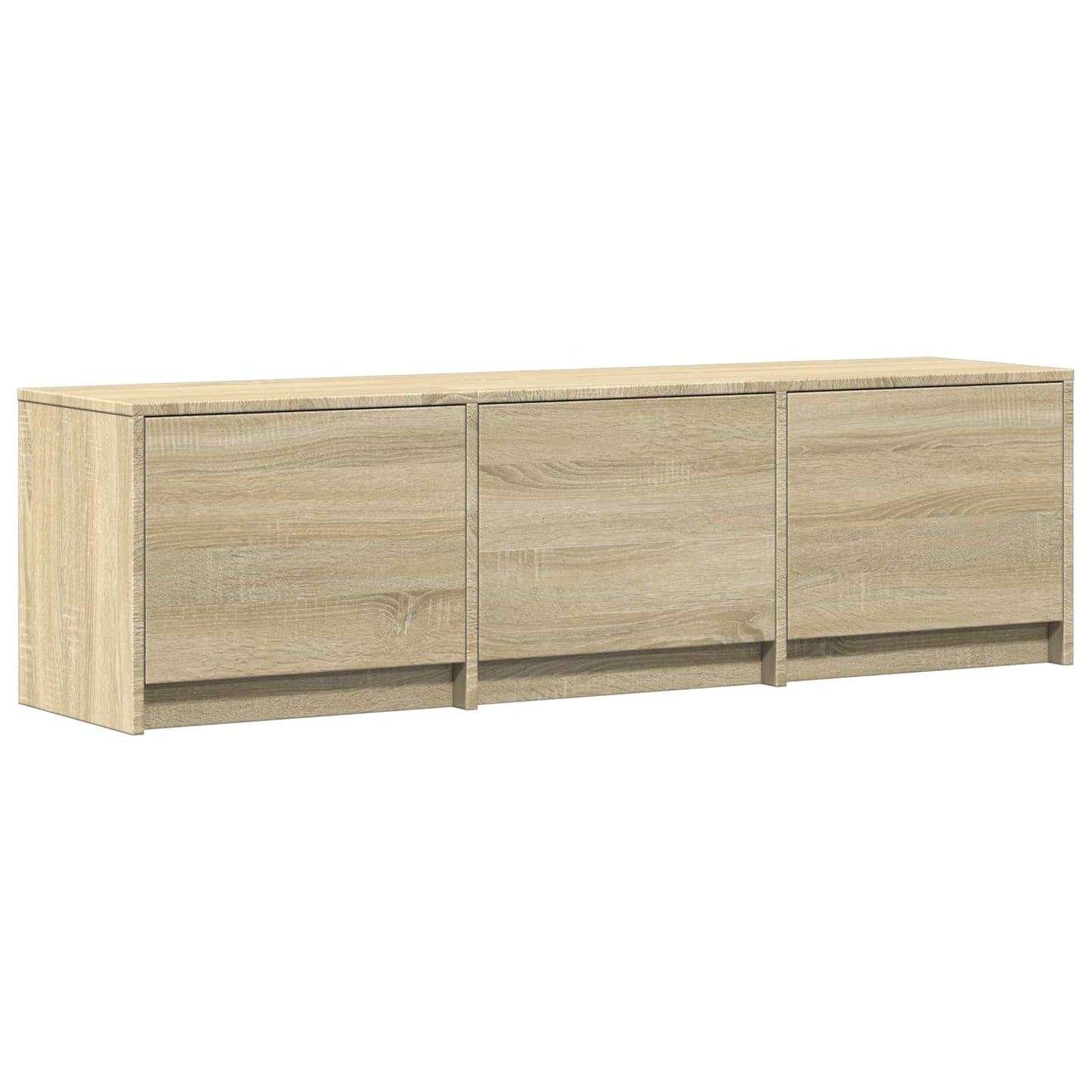 Mobile TV con LED con LED Rovere Sonoma 140 x 34 x 40 cm
