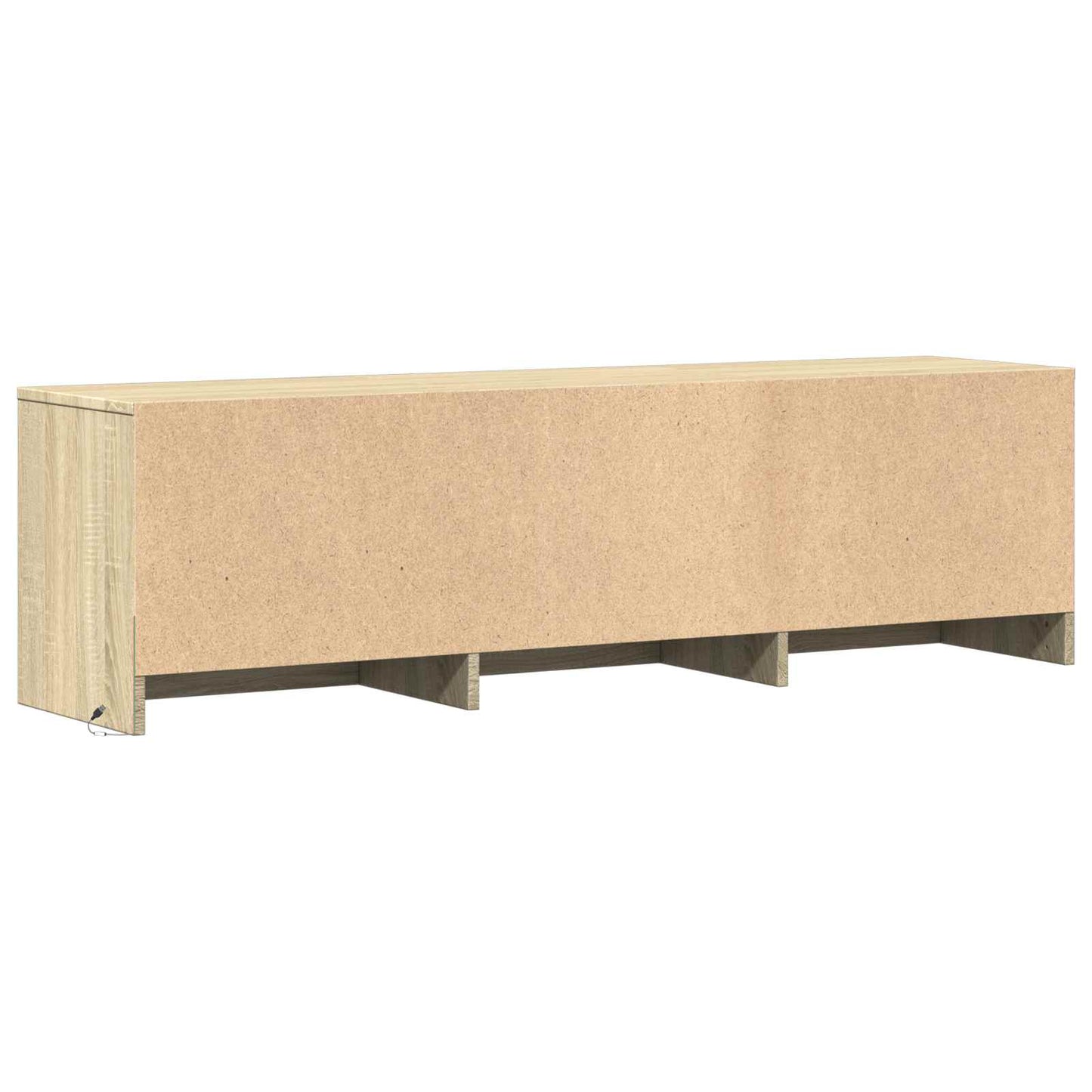 Mobile TV con LED con LED Rovere Sonoma 140 x 34 x 40 cm