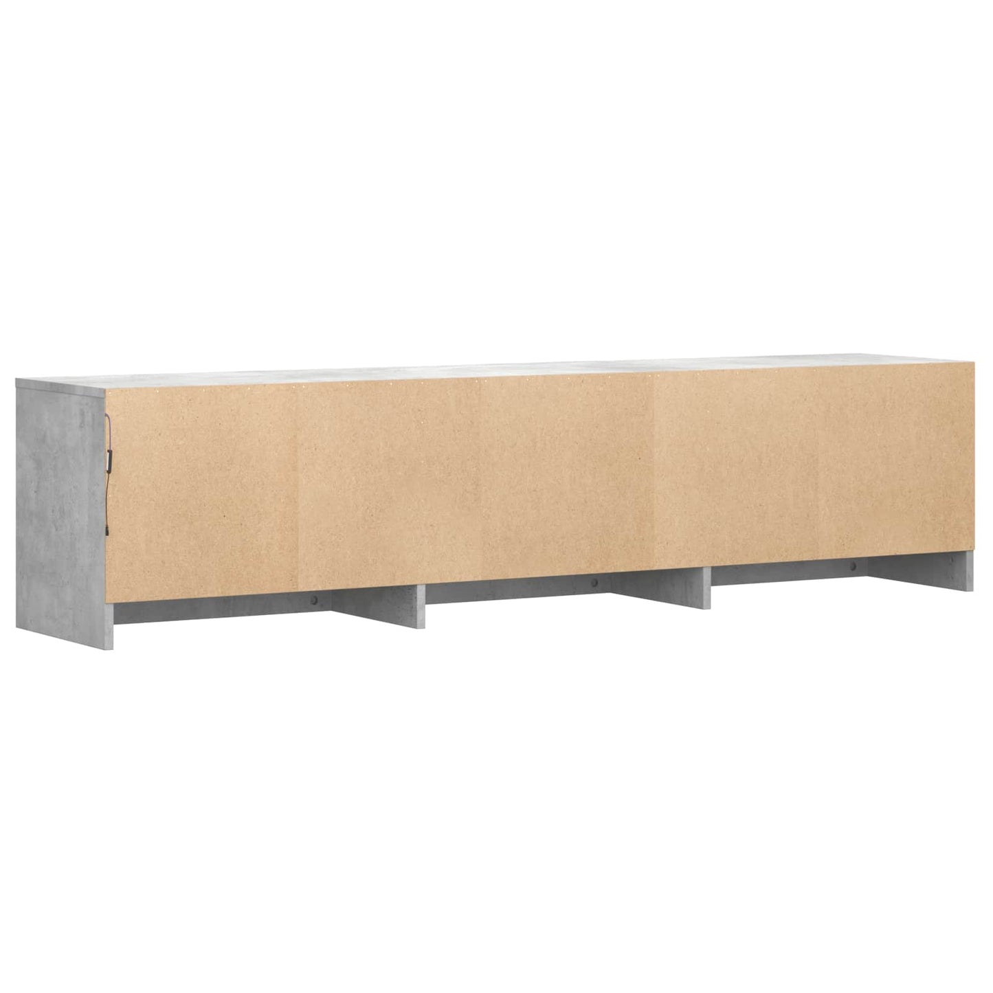 Mobile TV con LED con LED Grigio Cemento 165 x 34 x 40 cm | homemem39