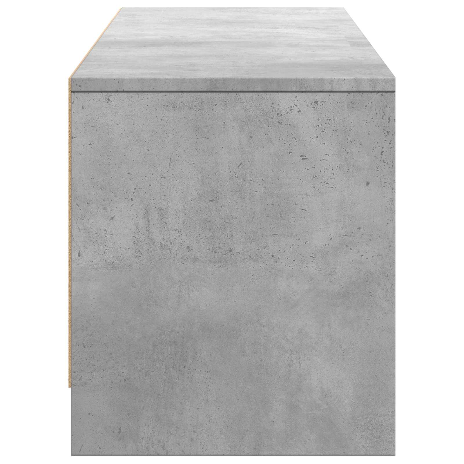 Mobile TV con LED con LED Grigio Cemento 165 x 34 x 40 cm | homemem39