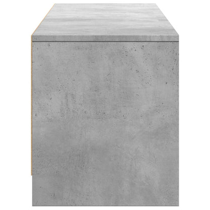 Mobile TV con LED con LED Grigio Cemento 165 x 34 x 40 cm | homemem39