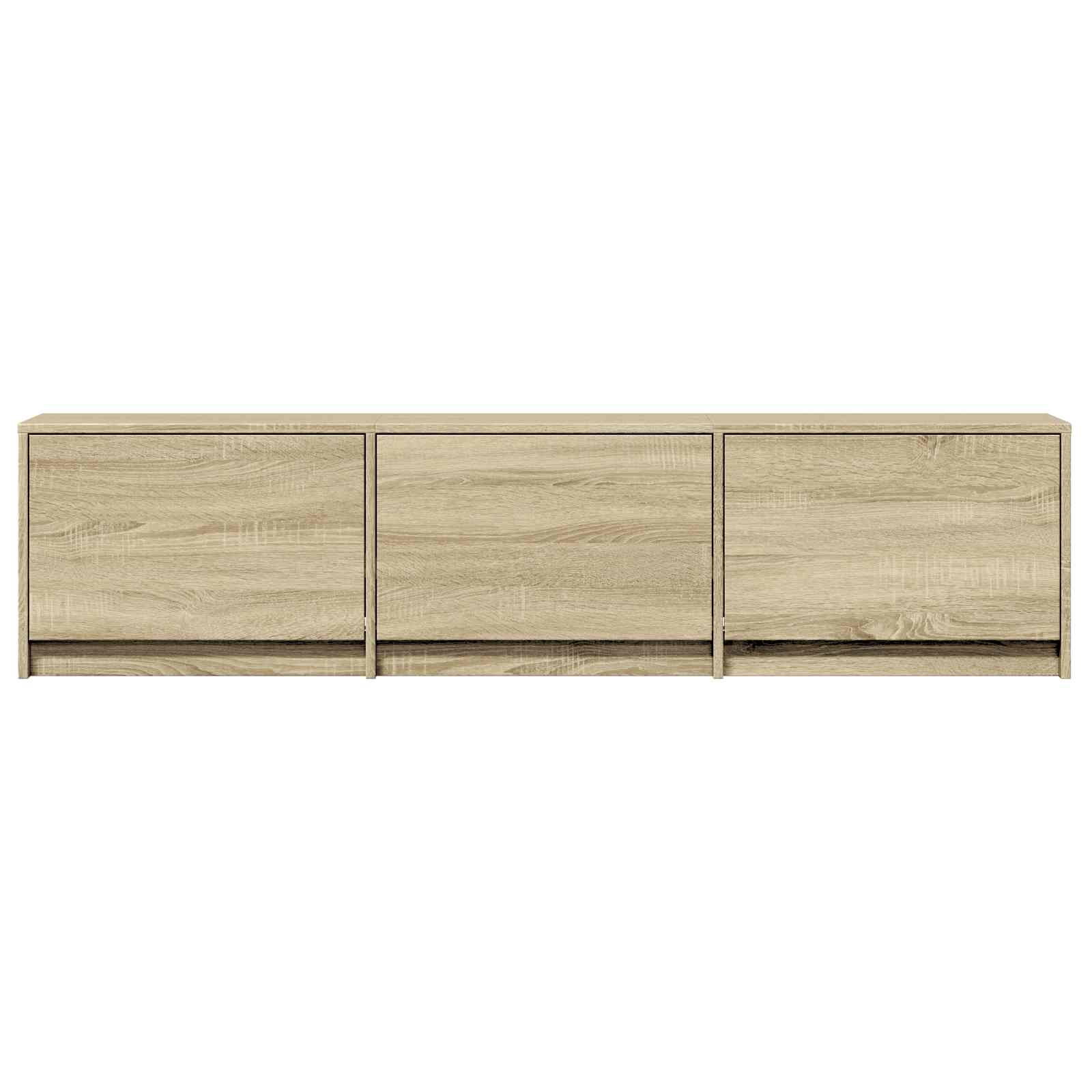 Mobile TV con LED con LED Rovere Sonoma 165 x 34 x 40 cm | homemem39