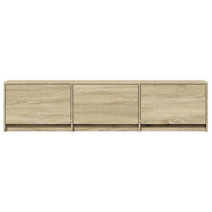 Mobile TV con LED con LED Rovere Sonoma 165 x 34 x 40 cm | homemem39