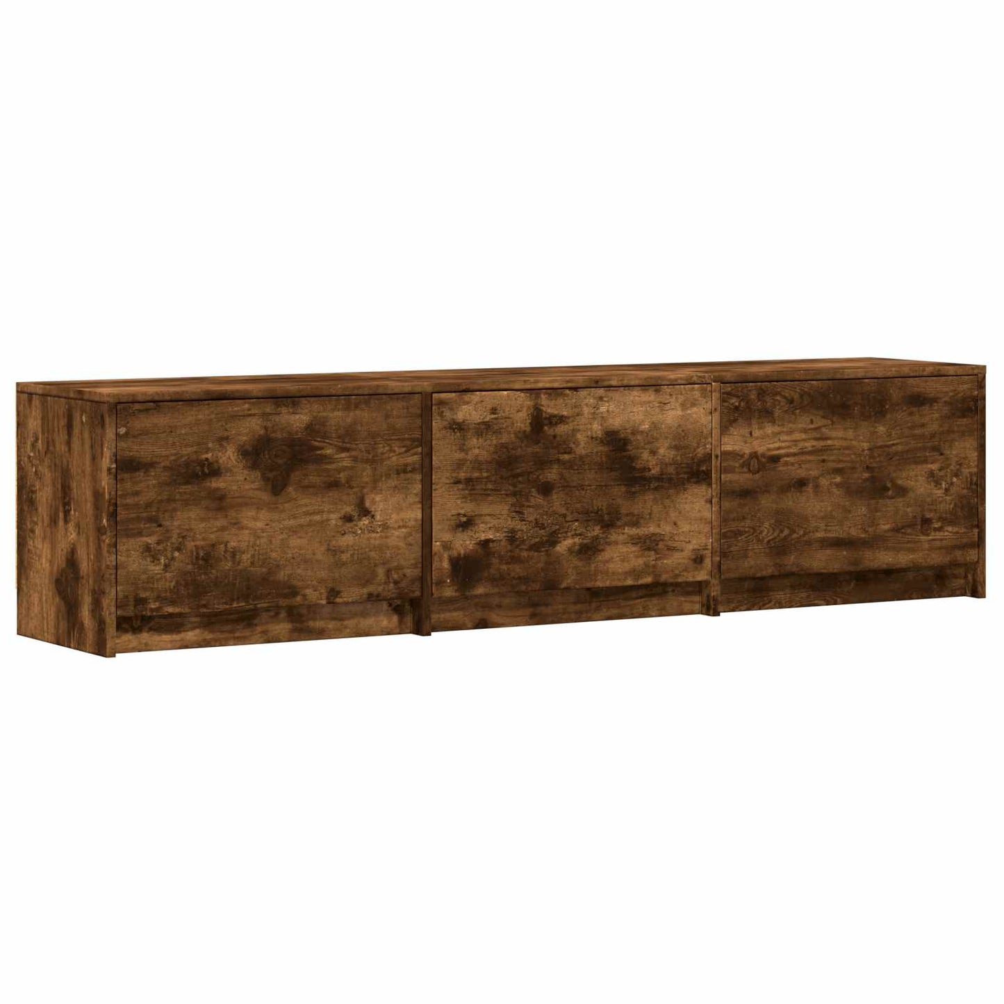 Mobile TV con LED con LED Quercia Affumicata 165 x 34 x 40 cm | homemem39