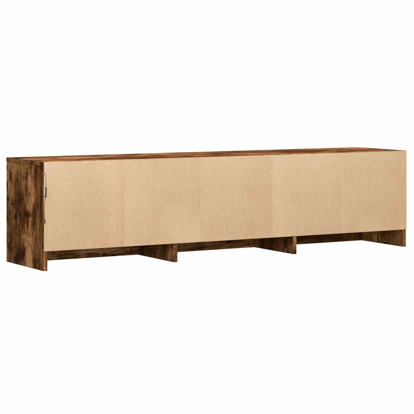 Mobile TV con LED con LED Quercia Affumicata 165 x 34 x 40 cm | homemem39