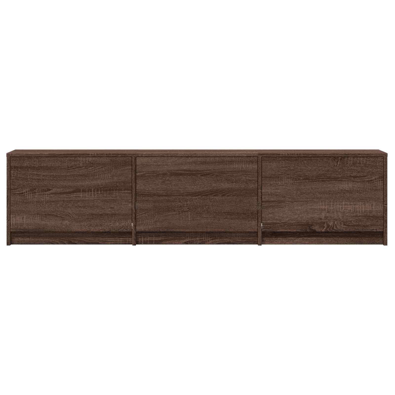 Mobile TV con LED con LED Quercia marrone 165 x 34 x 40 cm | homemem39