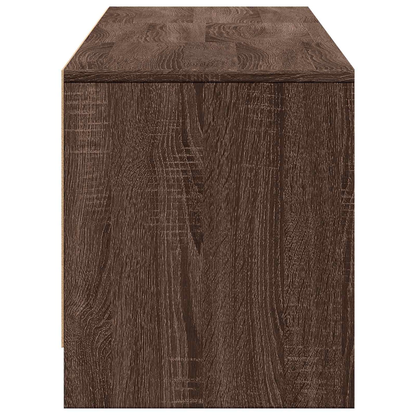 Mobile TV con LED con LED Quercia marrone 165 x 34 x 40 cm | homemem39