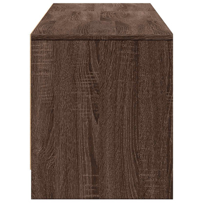 Mobile TV con LED con LED Quercia marrone 165 x 34 x 40 cm | homemem39