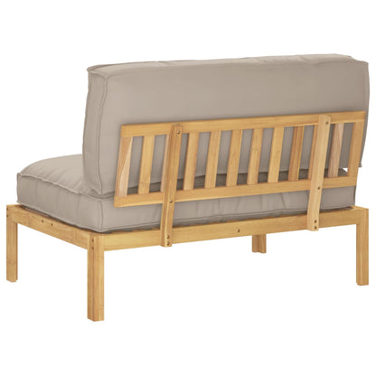 Set di divani Talpa 120 x 80 x 69 cm Legno di Acacia Massello