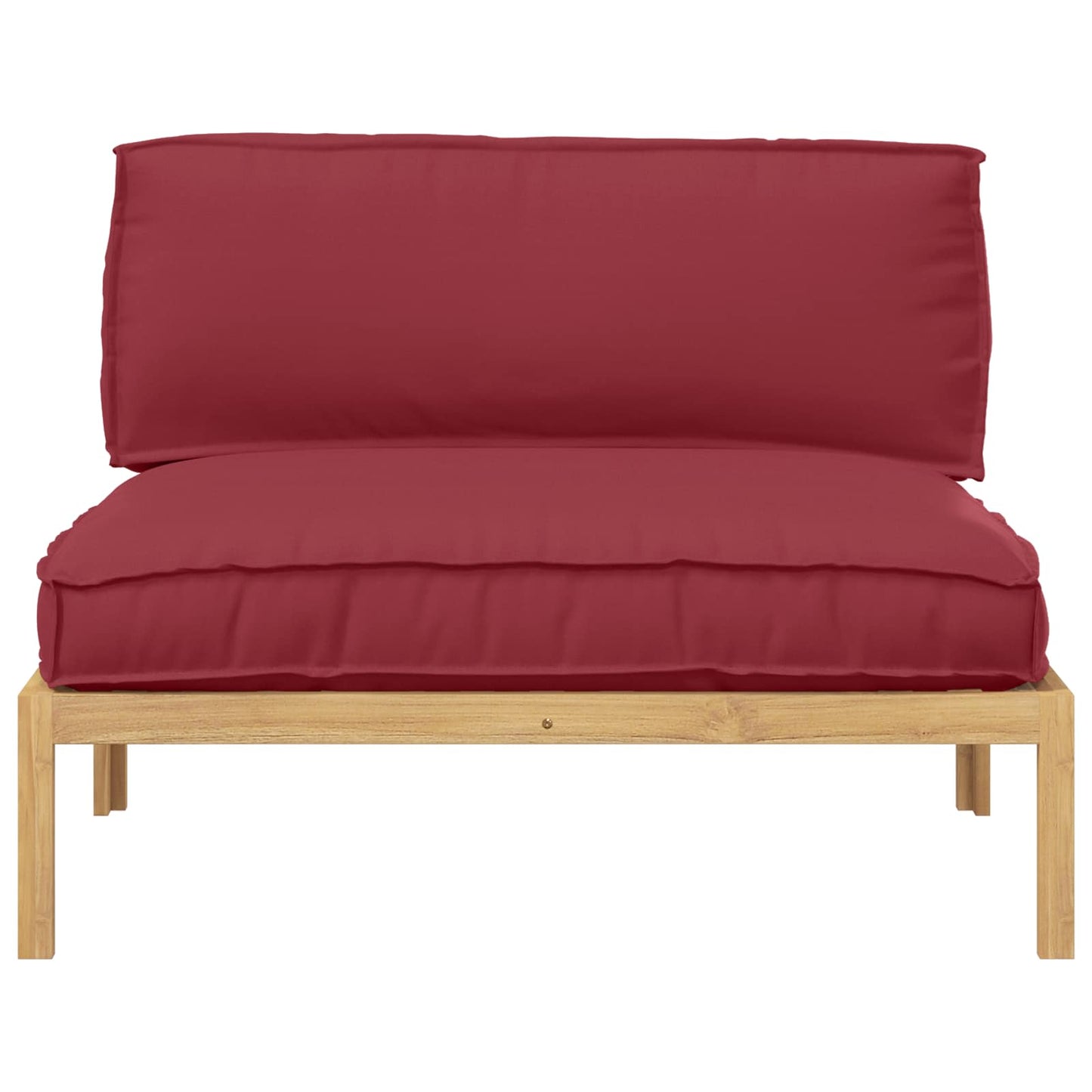 Set di divani con cuscino Rosso Vino 120 x 80 x 69 cm