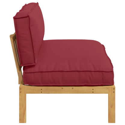 Set di divani con cuscino Rosso Vino 120 x 80 x 69 cm