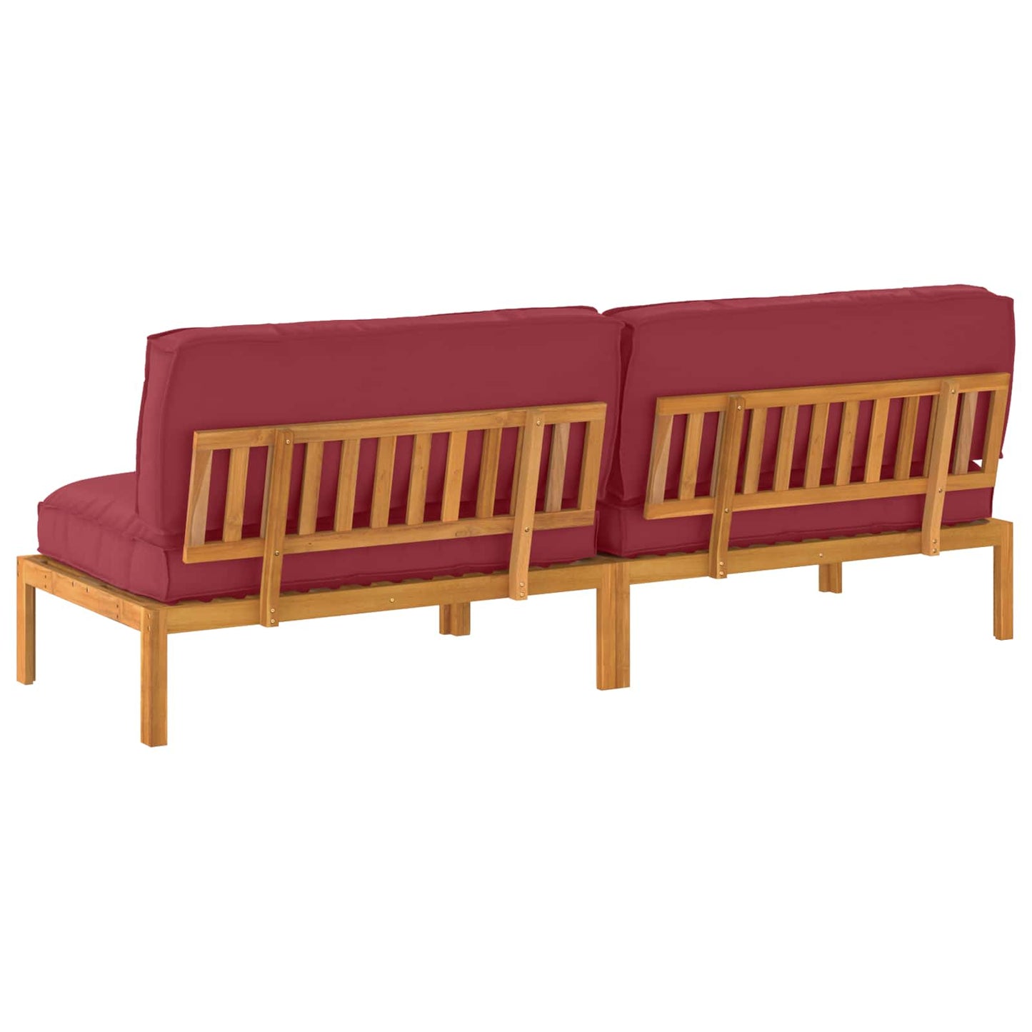 Set di divani con cuscino Rosso Vino 240 x 80 x 69 cm