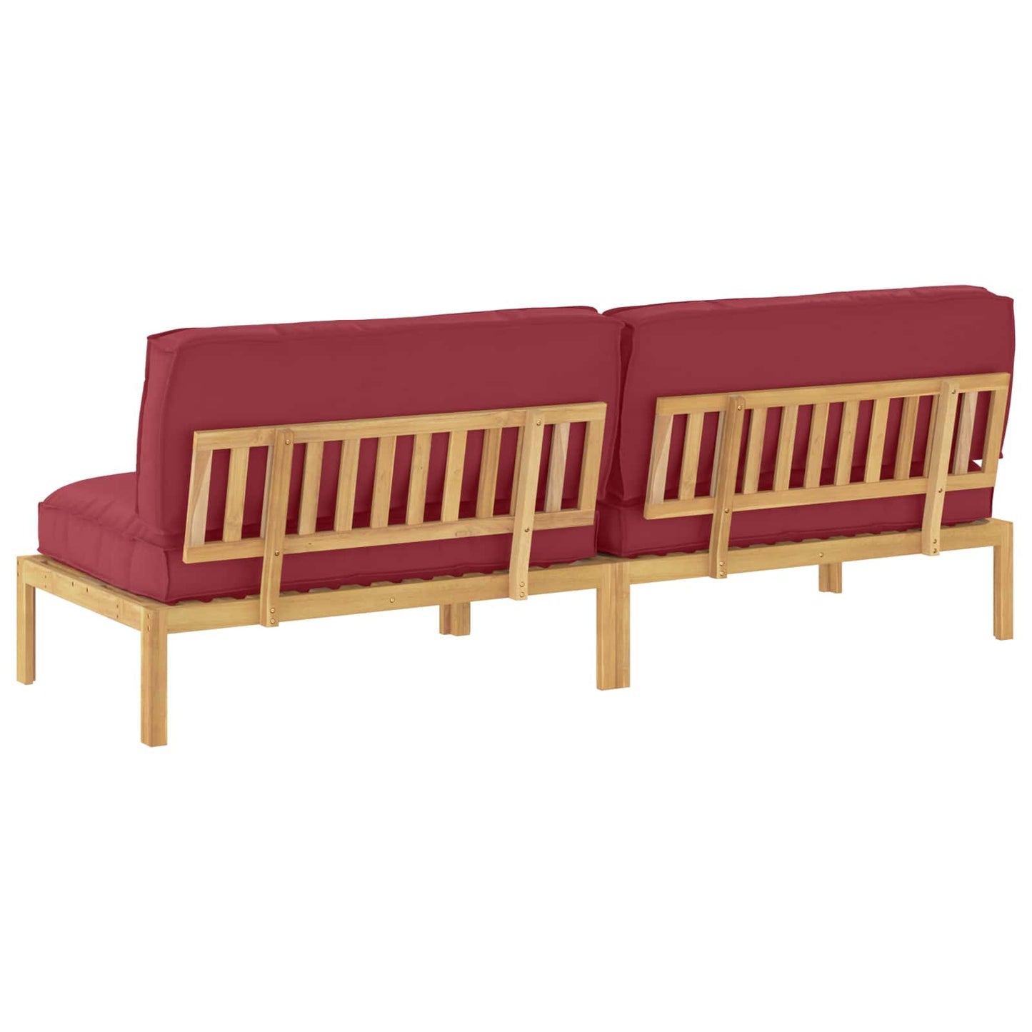 Set di divani con cuscino Rosso Vino 240 x 80 x 69 cm
