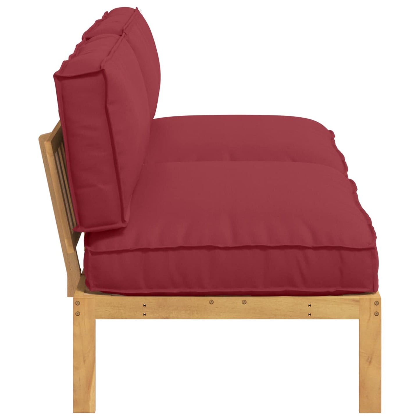 Set di divani con cuscino Rosso Vino 240 x 80 x 69 cm