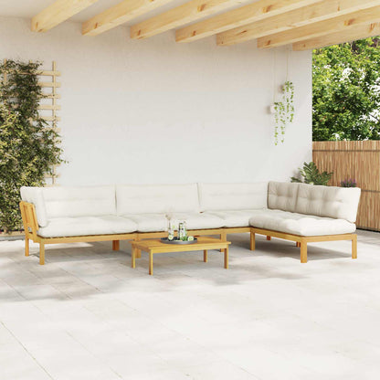 5 Pezzo Unità di divano pallet da giardino | homemem39