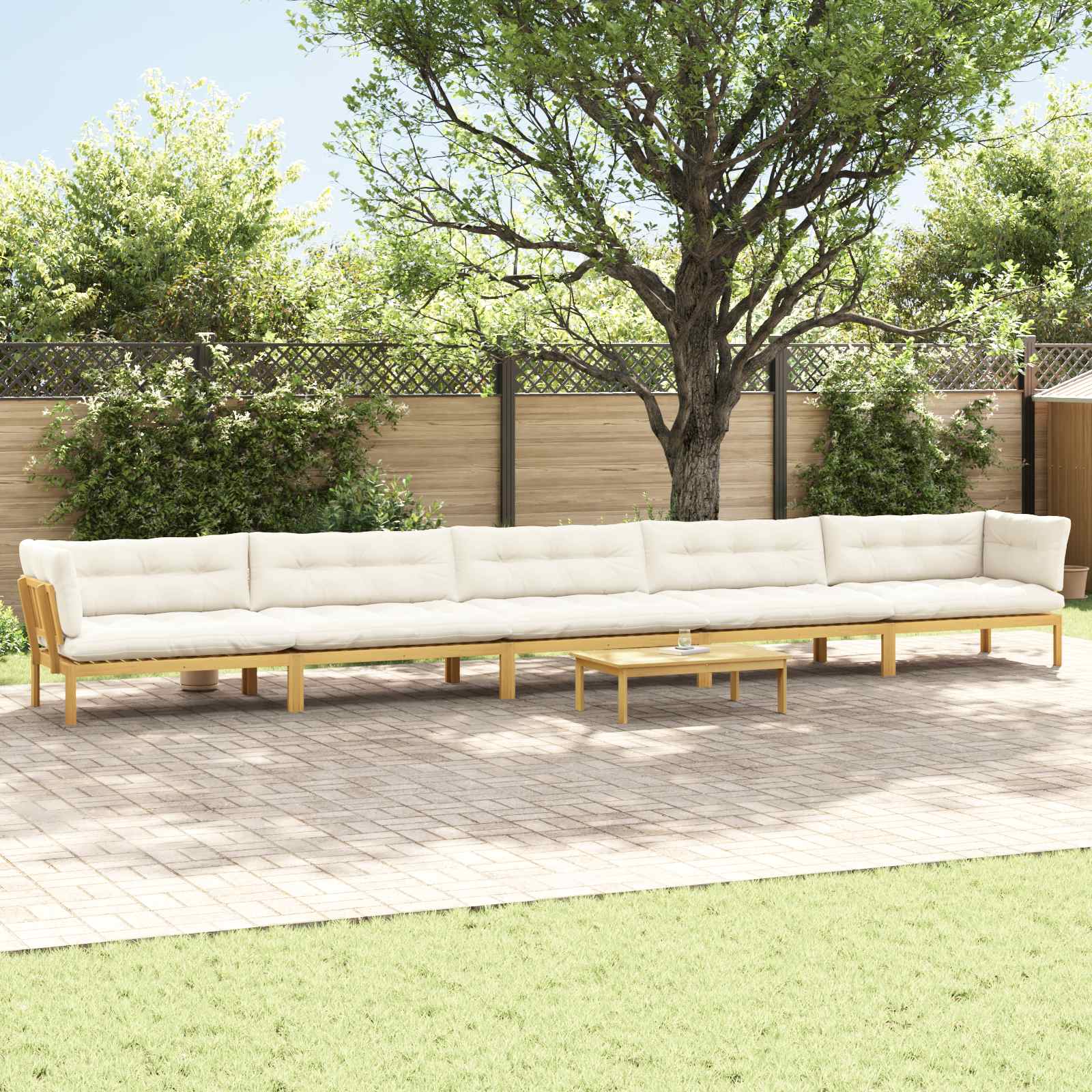 6 Pezzo Unità di divano pallet da giardino | homemem39